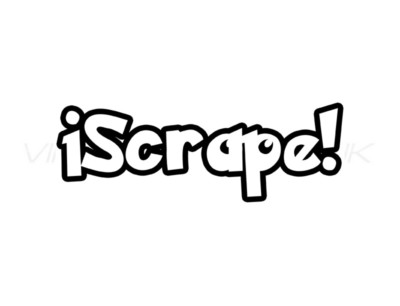 I Scrape! (Aufkleber / Grafik / Sticker)