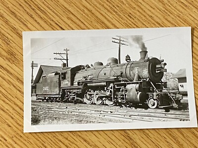 Wabash Railroad Stromlinienlok 2432 Vintage Foto 