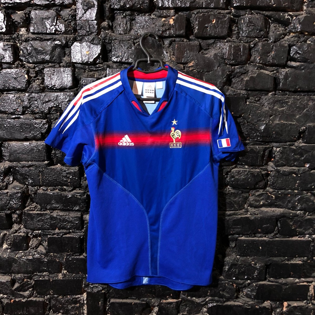 France Team Jersey Home football shirt 2004 - 2006 Adidas Young