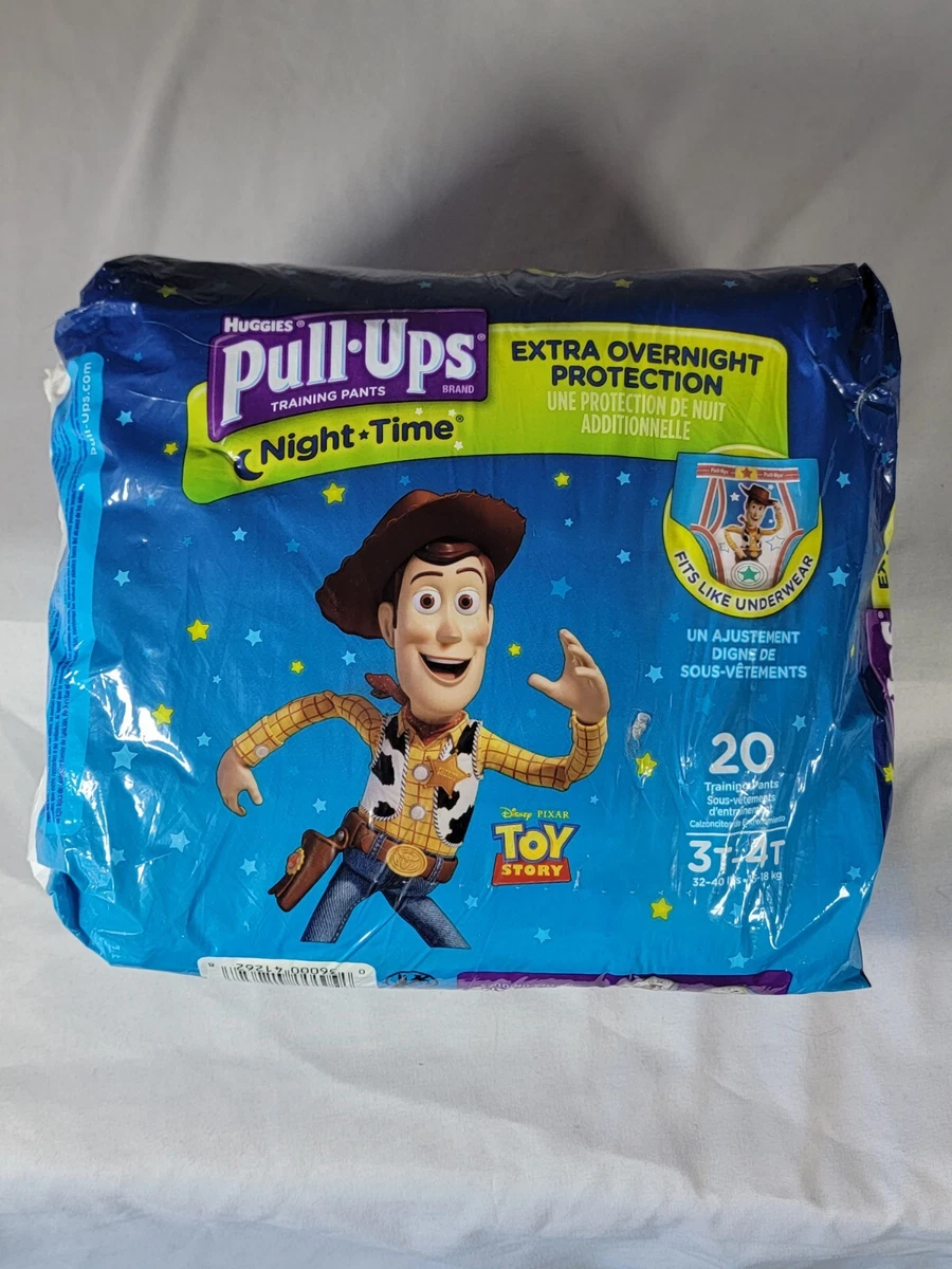 Vintage TOY STORY Huggies Pull-Ups Night time Training Pants 3T