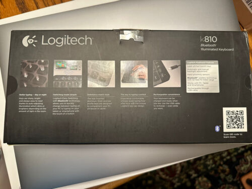 Logitech K810 Illuminated Bluetooth Wireless Keyboard - Rare