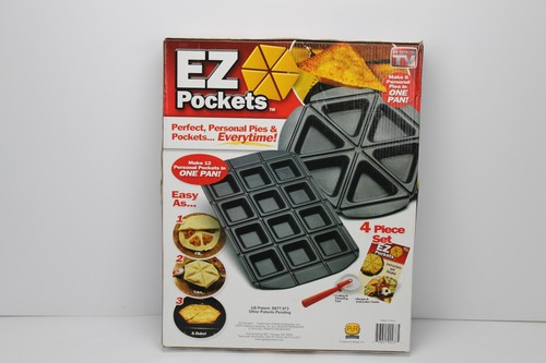 Ensemble de pâtisserie 4 pièces tartes et poches personnelles EZ Pockets - Neuf dans sa boîte - Photo 2/2