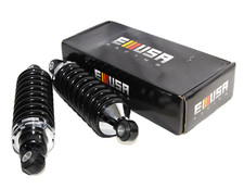 Adjustable Black Rear Street Rod Coil Over Shock Set W400 Pound Coated Springs Adjustable Black Rear Street Rod Coil Over Shock Set W400 Pound Coated Springs