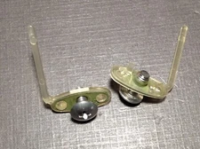 2 pcs 1968-1978 Chevy door trunk tail gate vinyl top moulding clips screws NORS