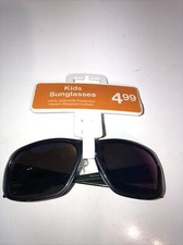 Foster Grant BOYS Black/Blue Translucent Wrap Sunglasses 100 UVA/UVB New A1