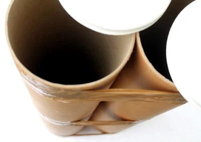 tubes ultra large carton 14 cm ( 145 mm ) Lot rare de 2 long.72cm emballage fort - Photo 1/2