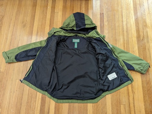 L.L. BEAN Boy's Jacket Outer Shell with Hood Size Medium 10/12 O DAT4 - Picture 17 of 24