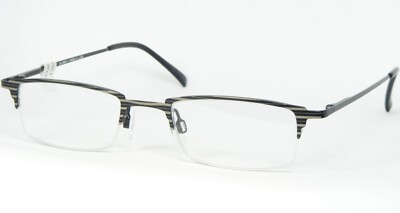 NA UND? Design MARION RAMM 93F9004 S SILVER / BLACK EYEGLASSES FRAME 46-20-140mm