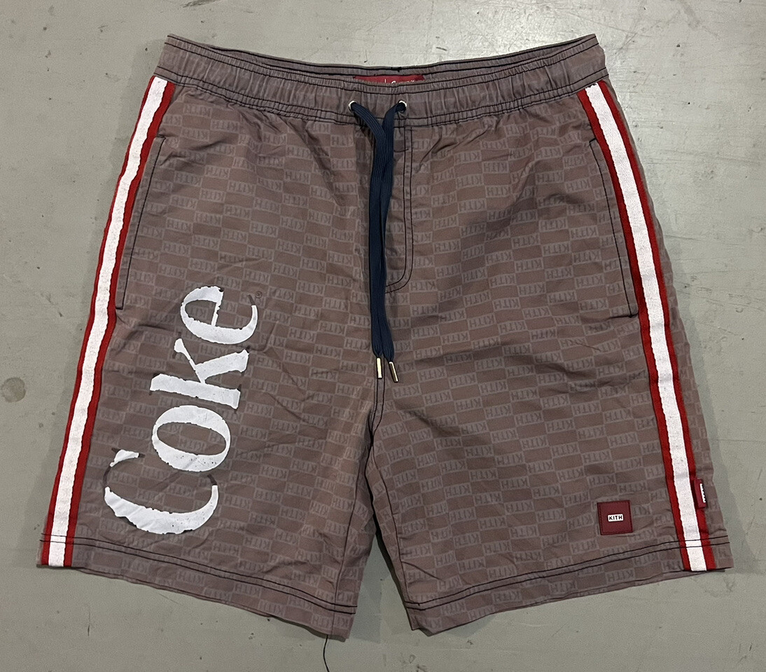 Kith Coca Cola Tilden Rare Swim Trunks Size XS COKE - Read