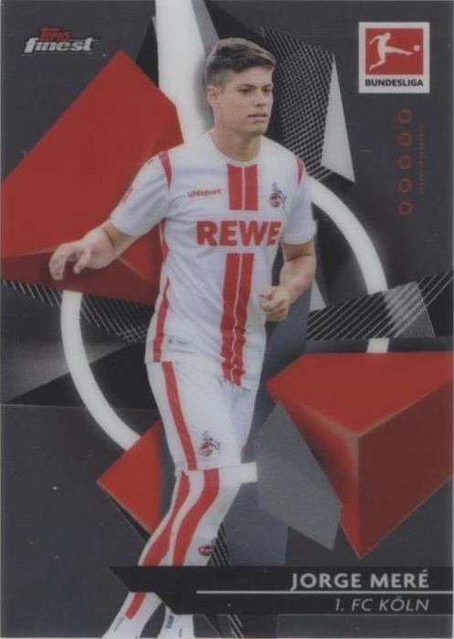 2020-21 Topps Finest Bundesliga Jorge Mere #53 - 1 of 1
