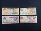 DOMINICAN REPUBLIC 20 + 50 + 100 + 200 PESOS ORO Banknotes