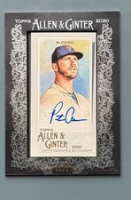 2020 Topps Allen and Ginter #MA-PA Pete Alonso Mini framed autograph /25 black