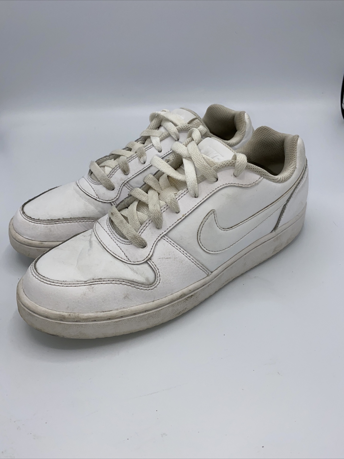 nike ebernon white sneakers