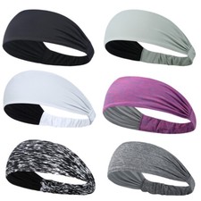 Workout Headbands Women Sweat Wicking Hair Bands for Yoga Fitness Sports