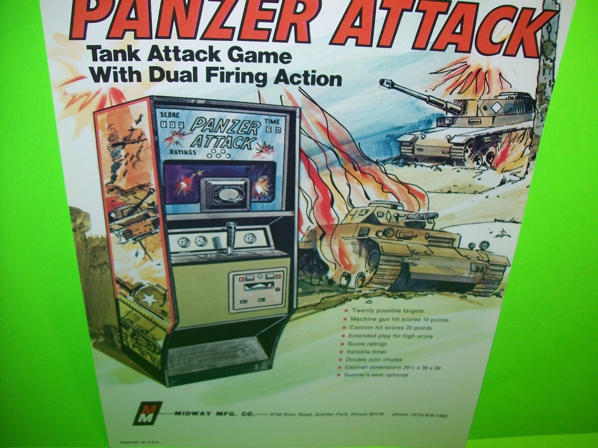 TANK アーケードゲーム パンフレット チラシ