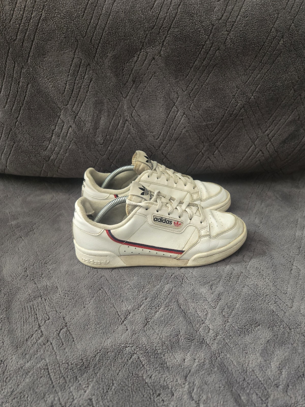 SAOLA Scarpe Adidas Originals Continental 80 bambino grande taglia 6 sneakers casual bianche