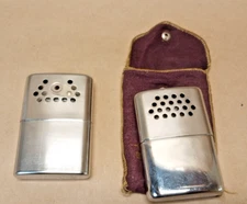 2 Vintage Aladdin JON-E Hand Warmer MPLS. MINN. USA. Camping, Hunting, Fishing