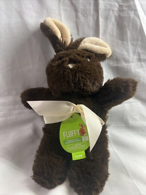 Happy Go Fluffy Chocolate Scented Brown Bunny Rabbit Stuffed Plush Toy