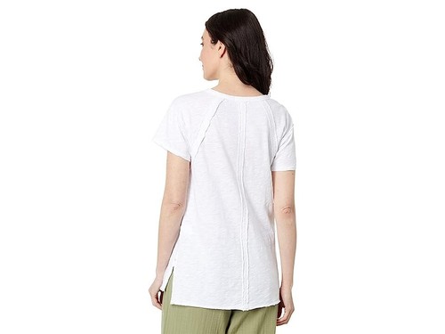 Mod-o-doc T-Shirt Women's XL White Jersey Short Sleeve Pullover Oversized JDM264 - Picture 8 of 8