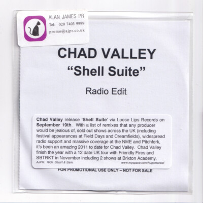 (LO380) Chad Valley, Shell Suite - 2011 DJ CD