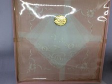 Handkerchiefs 3 Embroidered Made In Switzerland w/Box Vintage