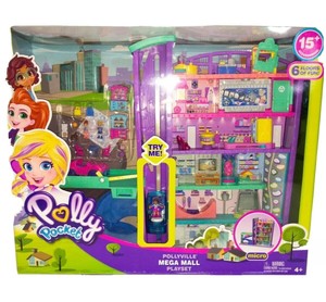 polly pocket pollyville mega mall playset