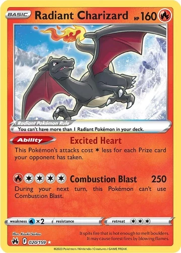 Radiant Charizard Pokémon TCG Cards