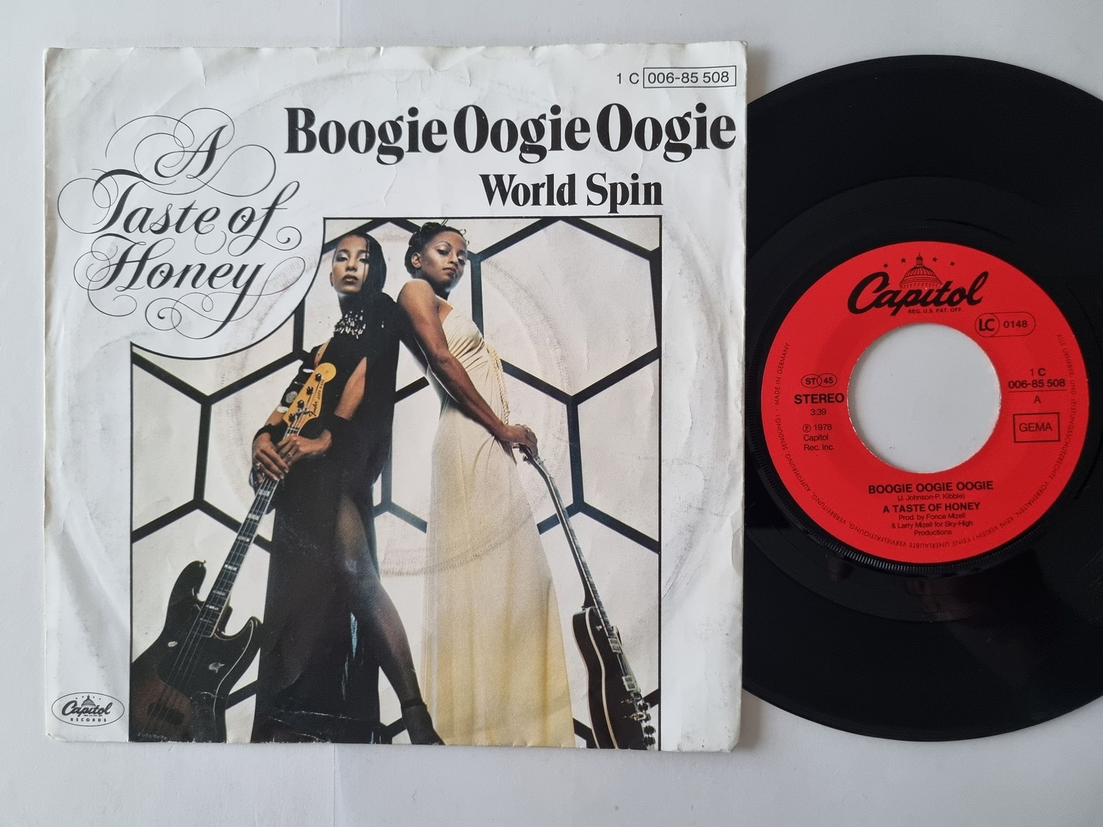 A Taste Of Honey - Boogie Oogie Oogie 7'' Vinyl Germany
