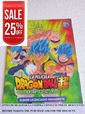 DRAGON BALL Z BROOLY LA PELICULA ALBUM  NAVARRETE  + SET COMPLETO