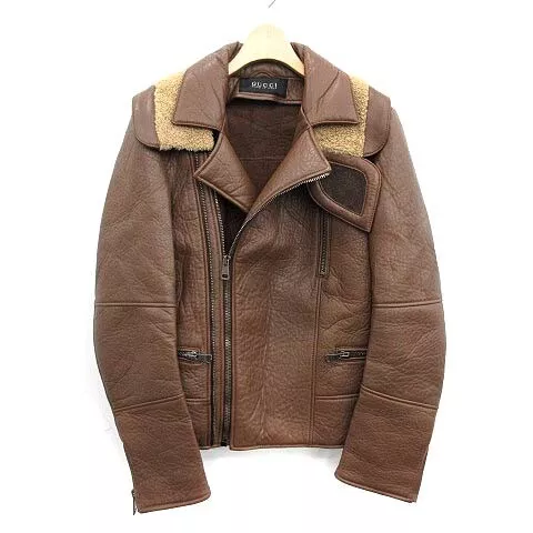 Gucci shearling jacket sales
