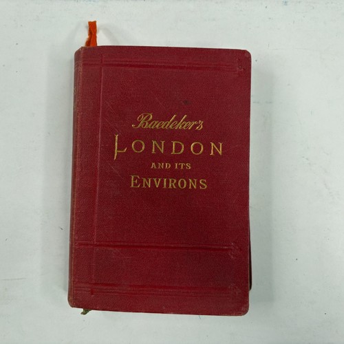 Karl Baedeker LONDON AND ITS ENVIRONS Handbook for Travellers Guidebook 1911 Ed - 第 1/14 張圖片