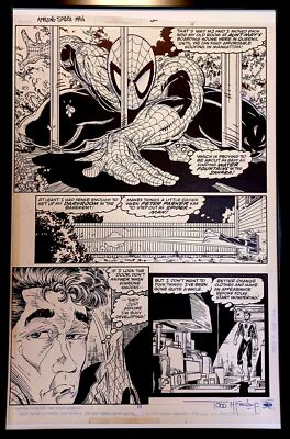 Amazing Spider-Man #315 pg. 8 by Todd McFarlane 11x17 FRAMED Original Art Print 