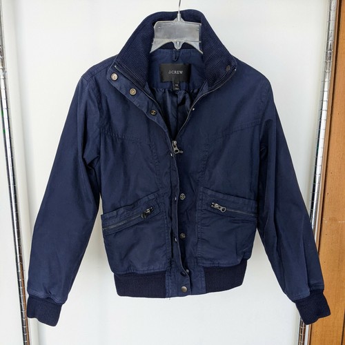 [J. CREW ] Waxed Canvas Utility Bomber 