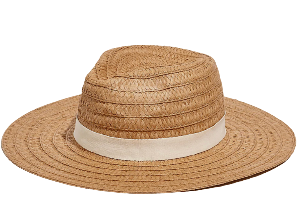 NEW MADEWELL WARM NUTMEG PACKABLE BRAIDED STRAW HAT MD832  display picture 1