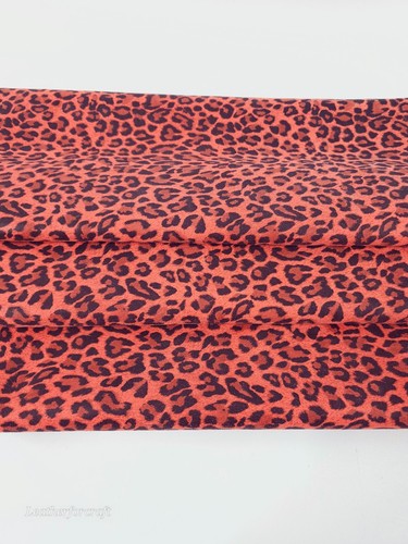 Cuero suave estampado ácido leopardo capuchina - Imagen 3 de 3