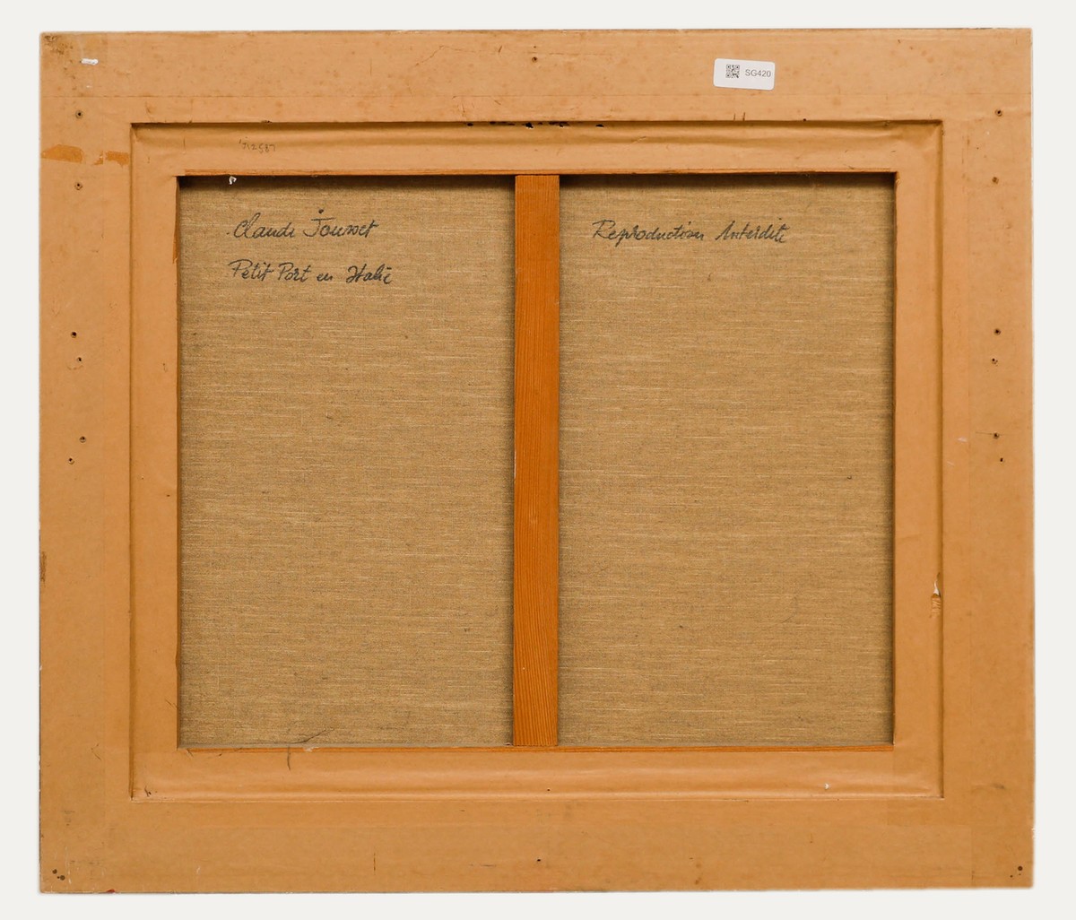 Claude Jousset (b.1935) - Gerahmtes Ölgemälde Aus Dem 20