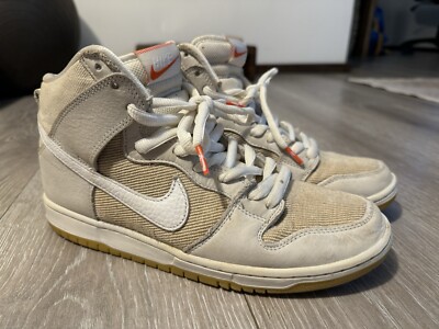 Nike Sb Dunk High Pro ISO   Orange Label Unbleached  Sz. 8.5