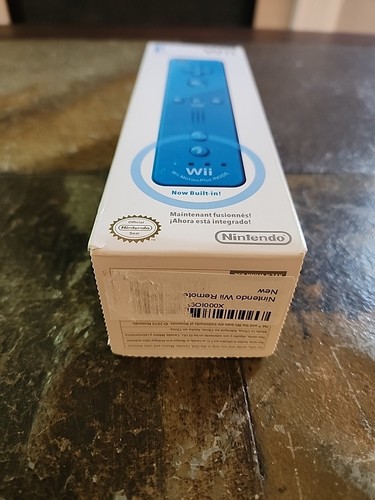 Nintendo Wii Motion Plus Controller Blue- New In Box Factory Sealed - Picture 4 of 4