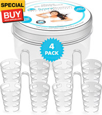 Nasal Dilators for Sleeping - 4 of X-Large ONLY XL Soft Silicone Nasal Cones -