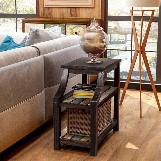 Simmons Storage Chair Side Table Driftwood Color 7002 41 For Sale Online Ebay