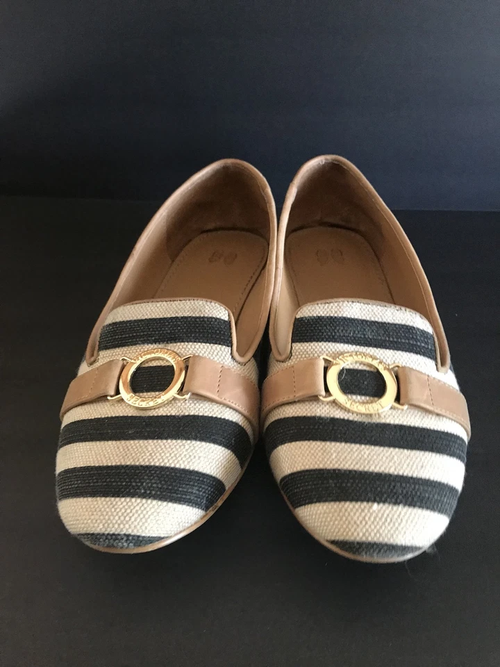 MOCASINES VICTORIA’S SECRET TOSTADOS/NEGRO, ZAPATOS PLANOS TALLA 8 M Foto 2 de 4