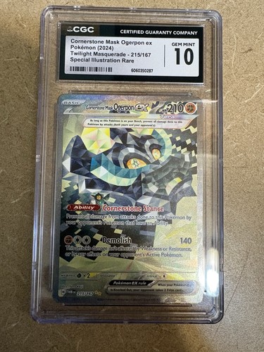 Cornerstone Mask Ogerpon ex graded CGC 10 for sale on eBay