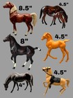 VINTAGE‼️ Hartland Lot of 7 Horses, 4” To 8-1/2” tall, Varying conditions — photo 1