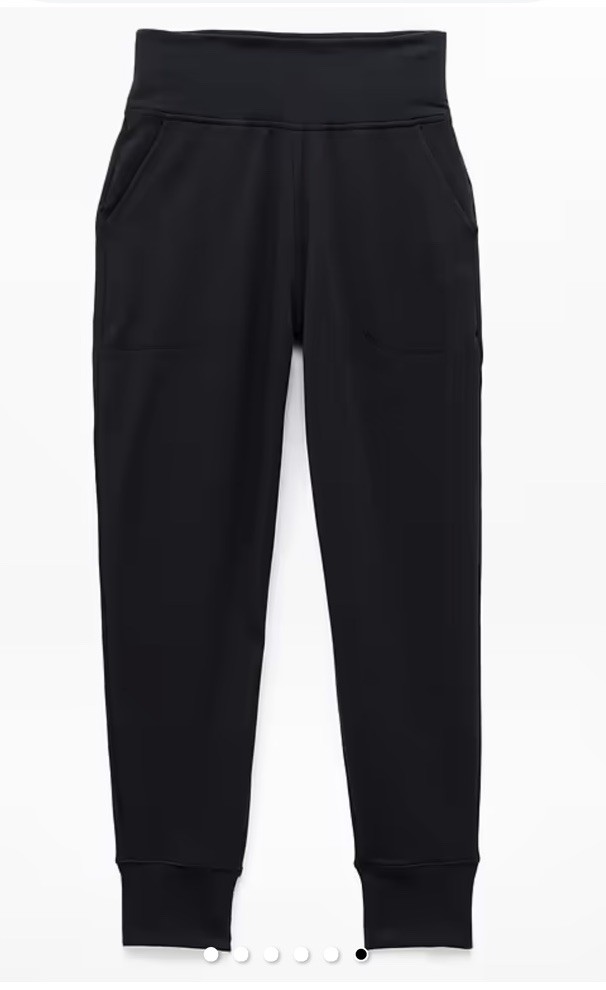 Athleta Coaster Luxe High Rise Jogger Pants Women’s XL  Tall Black Soft Cozy
