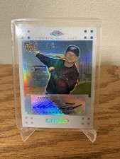 2007 Topps Chrome - Adam Lind White /200 #343 Autograph Rookie card!. rookie card picture