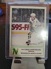 1985-86 7-Eleven Minnesota North Stars hockey Craig Hartsburg card NrMT/MINT+