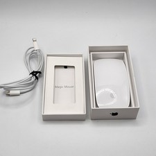 Apple Magic Mouse 2 A1657 White Bluetooth Mouse w/ Box  Charging Cable Tested