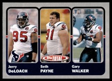 2003 Topps Total Silver #343 Gary Walker Jerry Deloach Seth Payne Houston RC