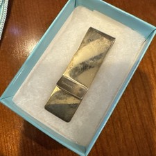 Tiffany  Co 1837 Money Clip Sterling Silver 925 Excellent Condition