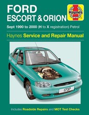 Ford Escort & Orion Petrol (Sept 1990-2000) Haynes Repair Manual